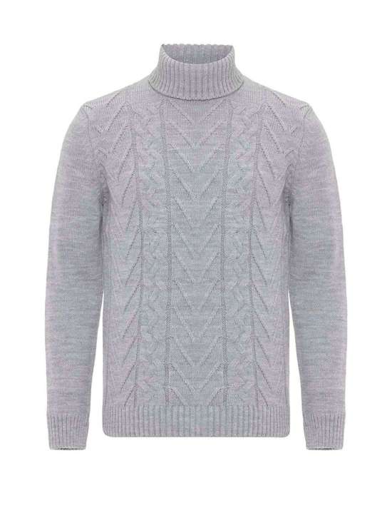 серый меланж