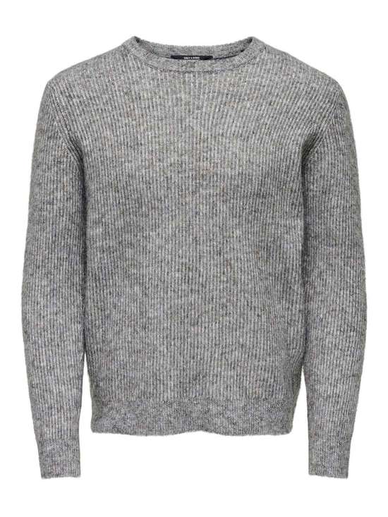 серый меланж