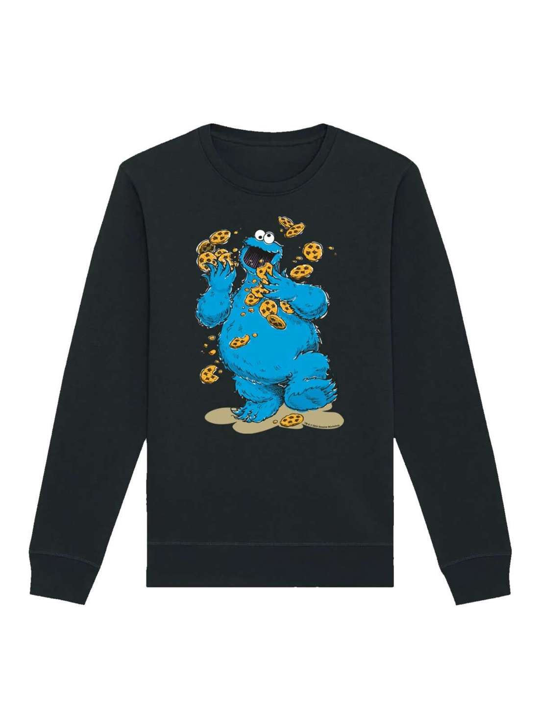 Свитшот Sesamstraße Cookie Monster Cookies Everywere
