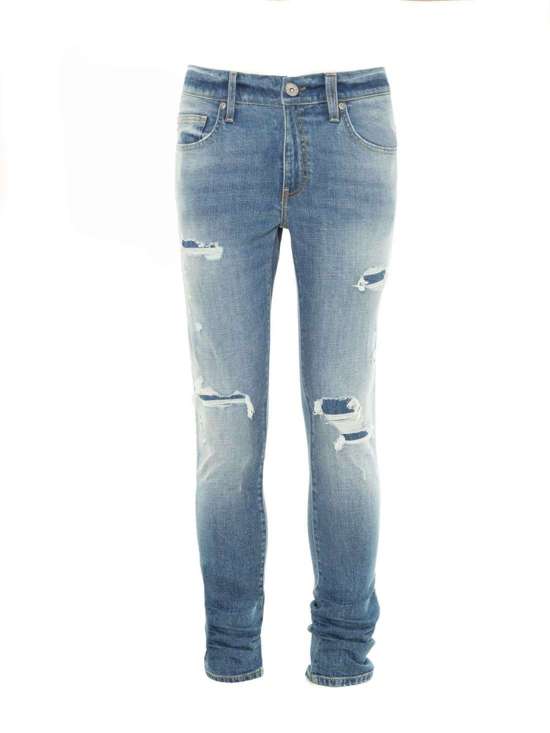 синий деним