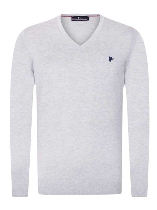 серый меланж