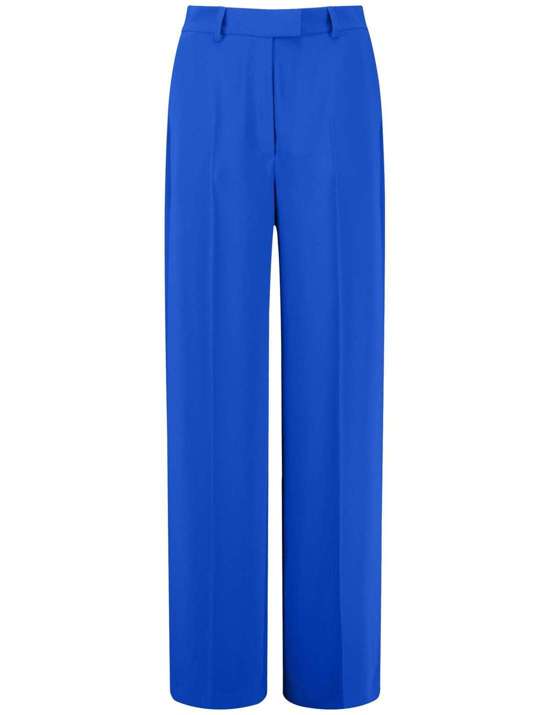 Широкие брюки со складками