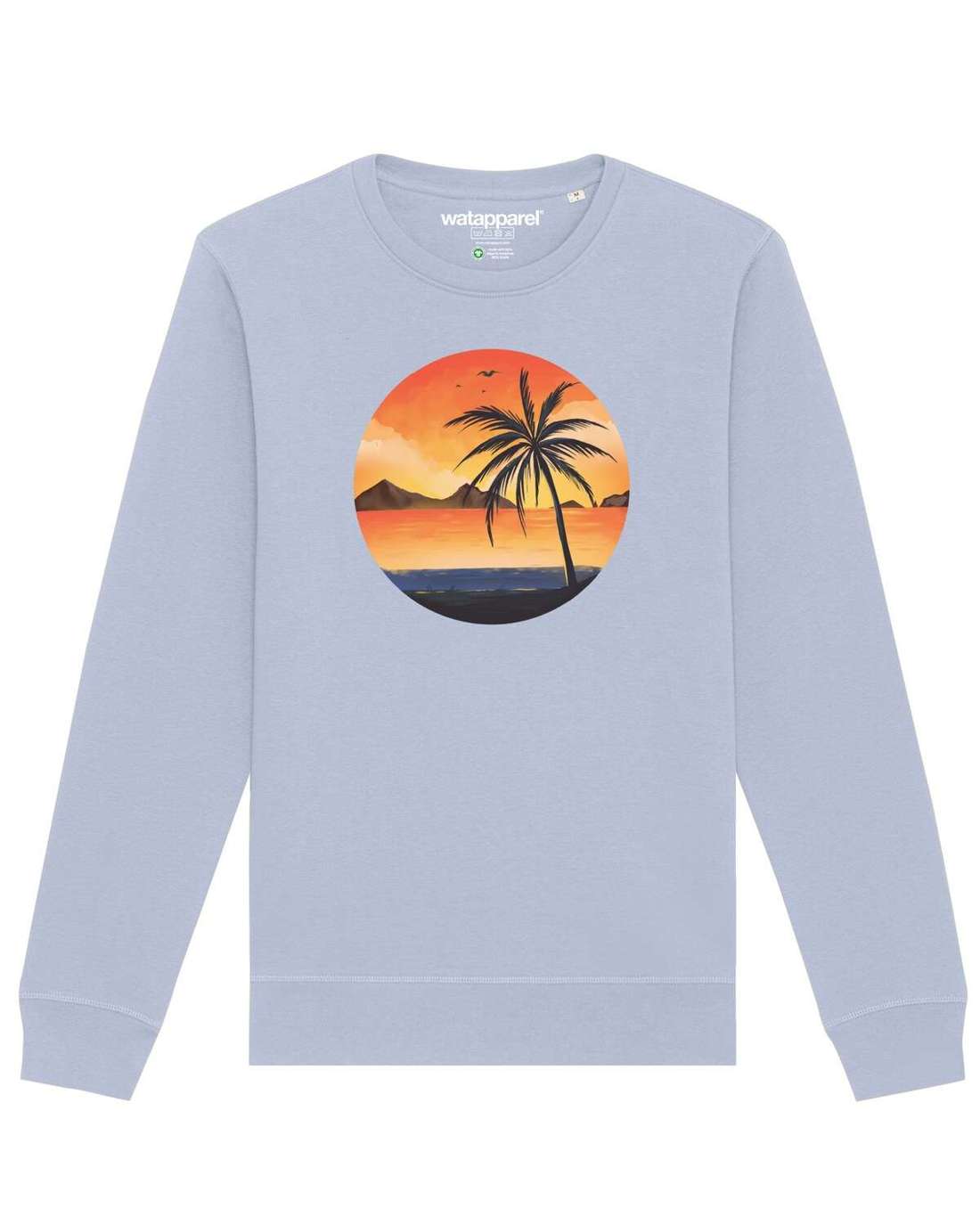 Свитшот Sunset on palm beach