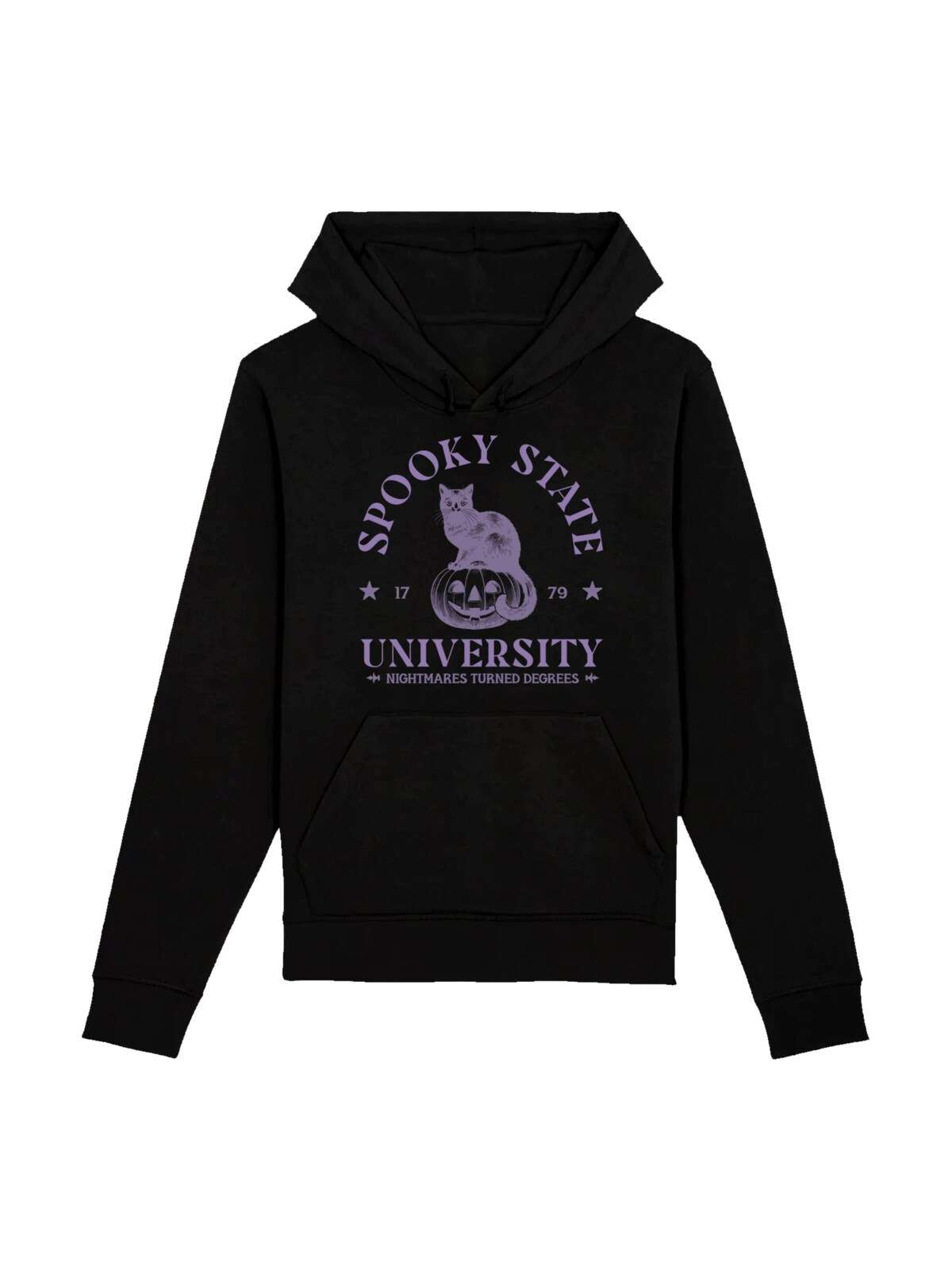 Свитшот Halloween University Spooky state cat