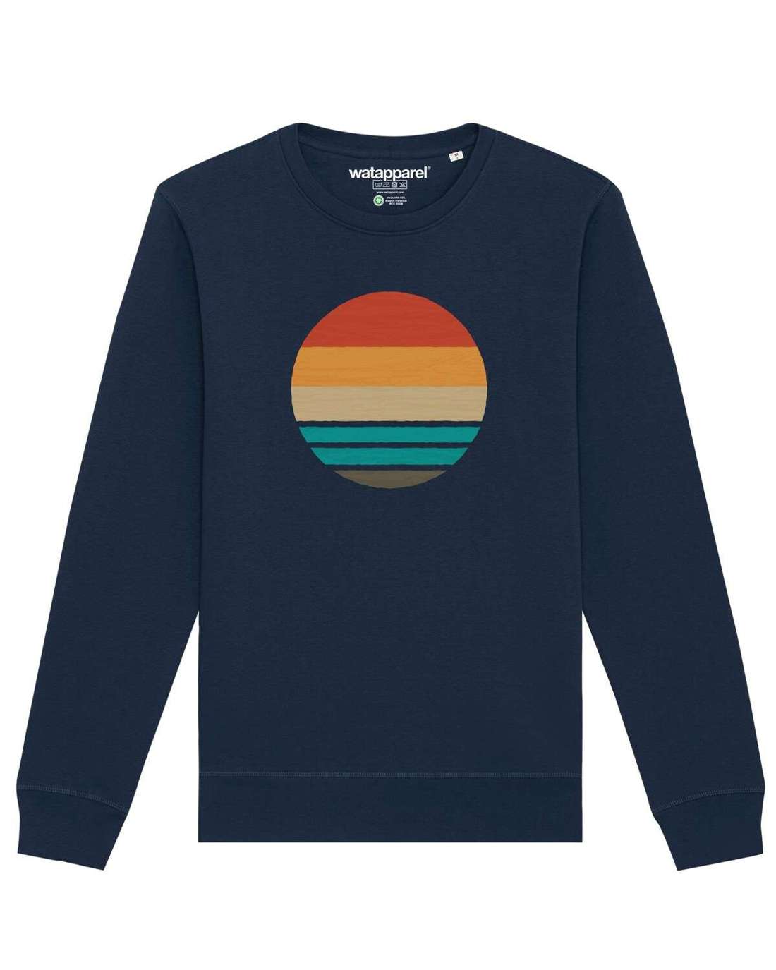 Свитшот Retro Sunset Ocean