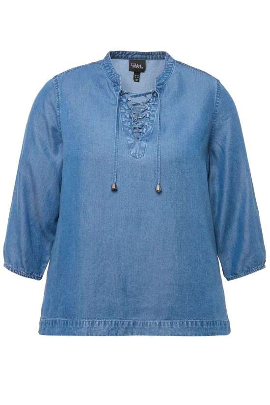 синий деним