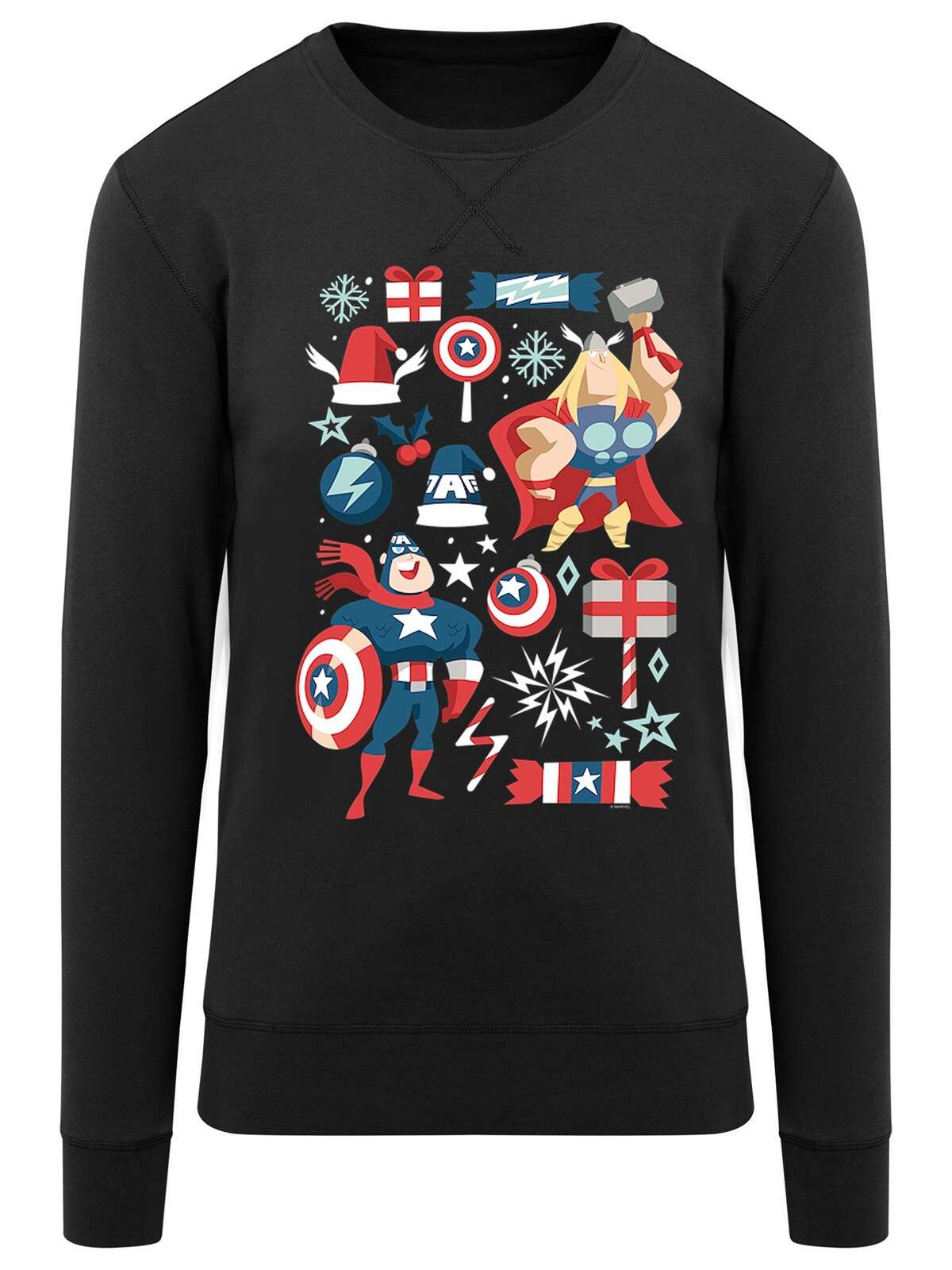 Свитшот Marvel Thor And Captain America Christmas Day