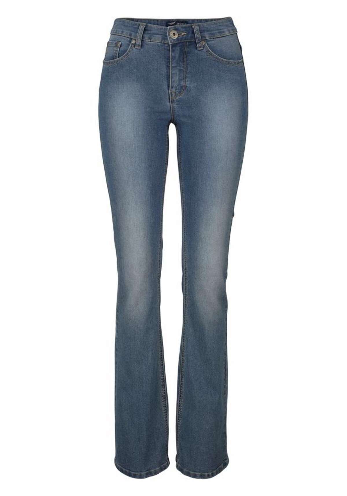 Джинсы Bootcut с завышенной талией Bootcut mit komfortabler Leibhohe