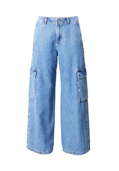 Джинсы карго свободного кроя Baggy Cargo Denim