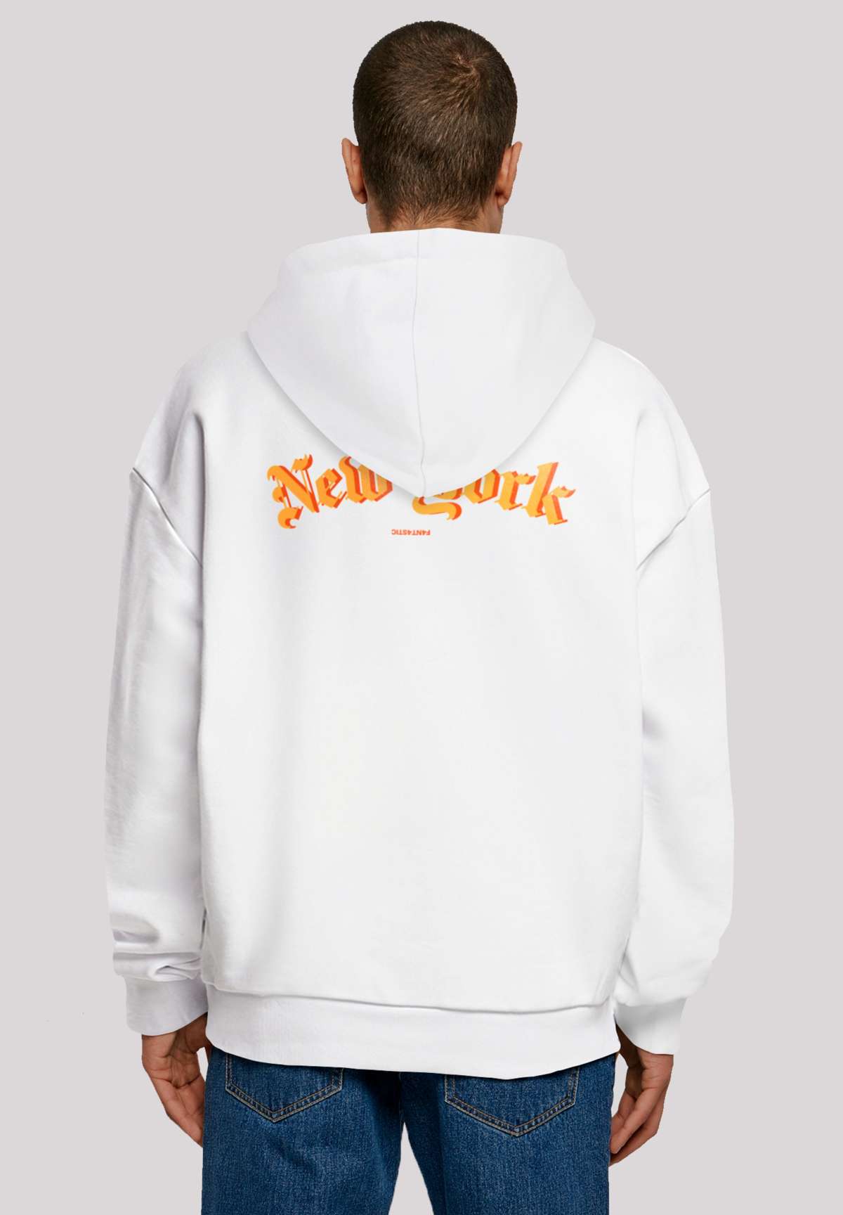 Толстовка с капюшоном»New York Orange OVERSIZE HOODIE«