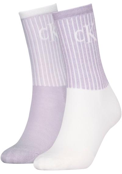 Носки CKJ WOMEN SOCK 2P GLOSSY RIB