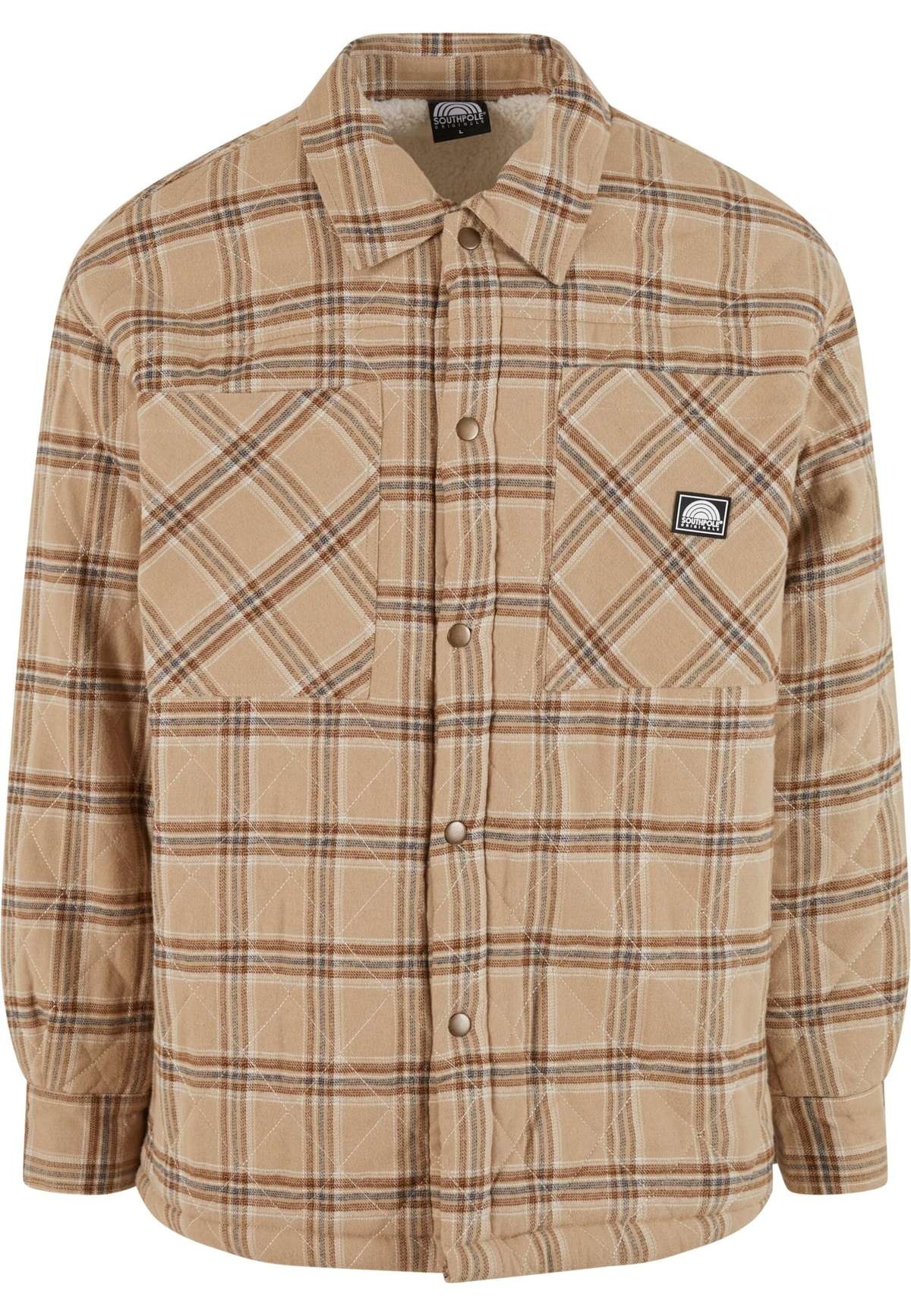 Рубашка с длинным рукавом Herren  Flannel Quitted Shirt Jacket