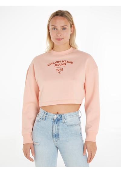 Толстовка с крупным принтом VARSITY LOGO CREWNECK