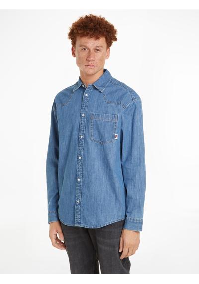 Джинсовая рубашка с нагрудным карманом TJM RLX WESTERN DENIM SHIRT