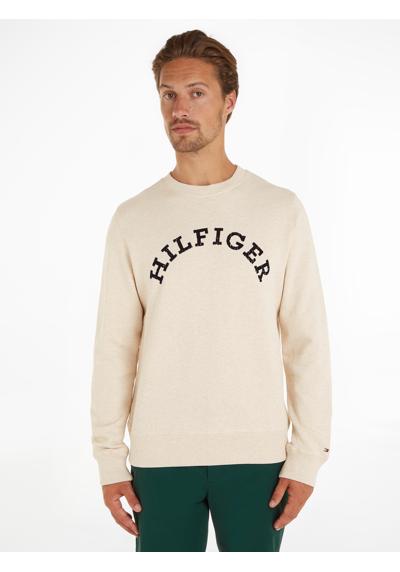 толстовка с рваным принтом»HILFIGER ARCHED HTR SWEATSHIRT«