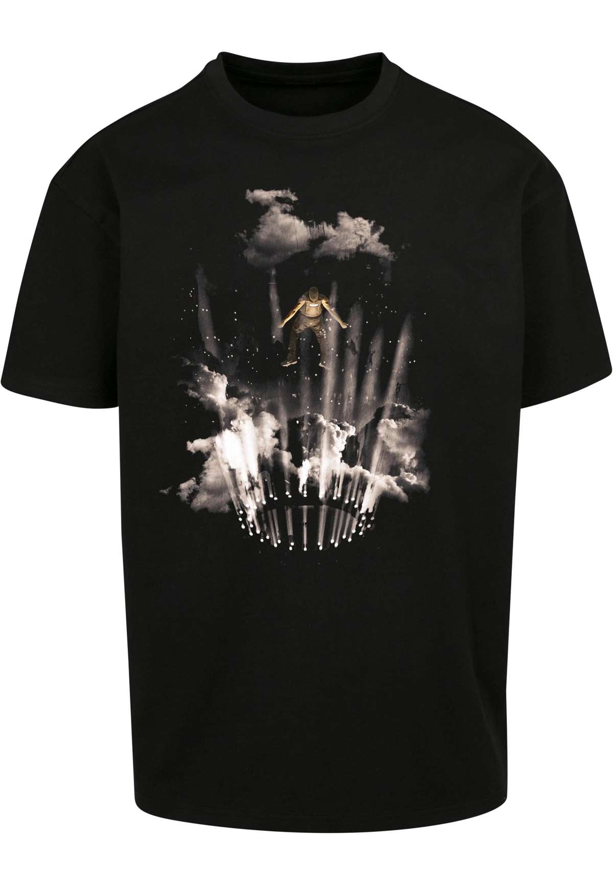 футболка»Herren Flashing Lights Oversize Tee«