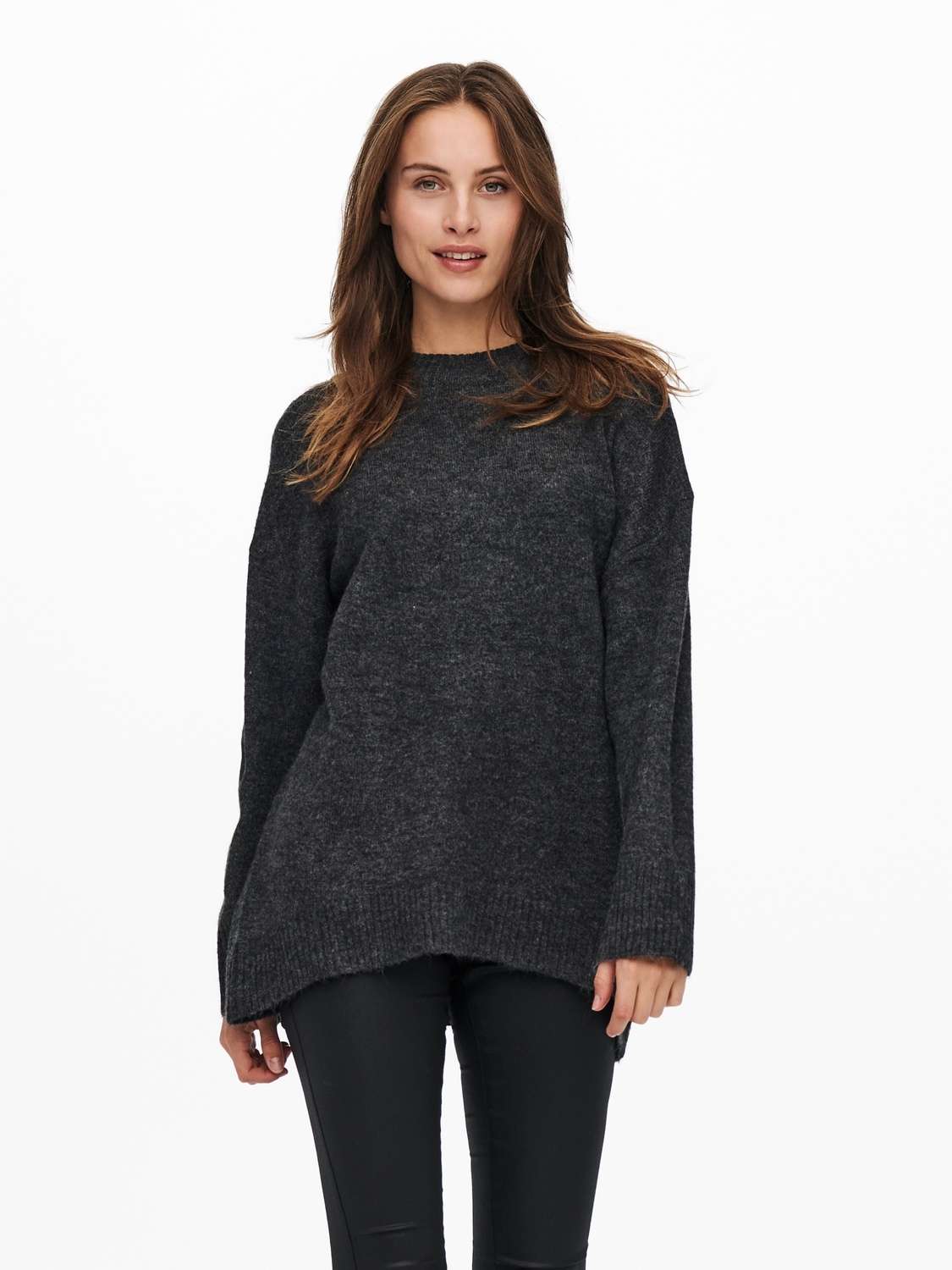 Вязаный свитер ONLSILJA L/S LOOSE PULLOVER EX KNT