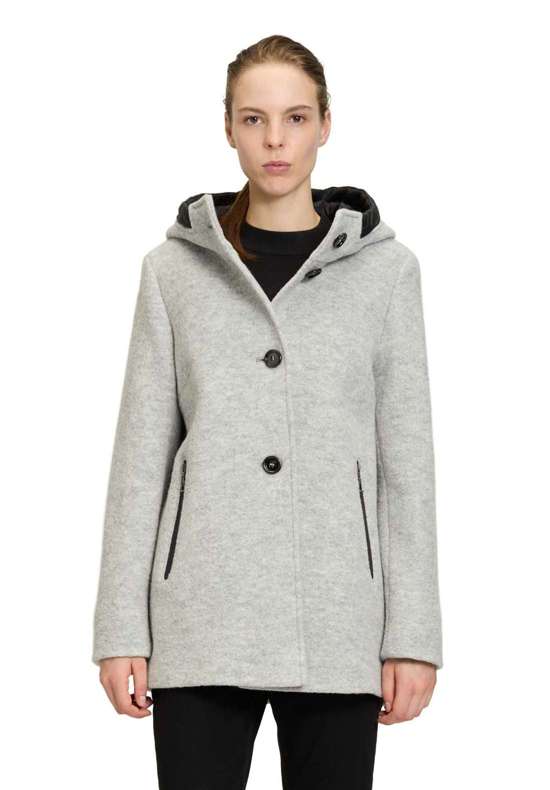 Шерстяная куртка с капюшоном Wolljacke mit Kapuze