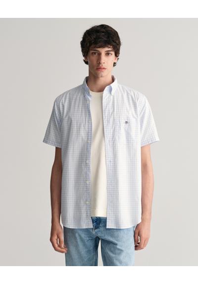 Рубашка с коротким рукавом Regular Fit Gingham Popeline Hemd strapazierfähig pflegeleicht kariert