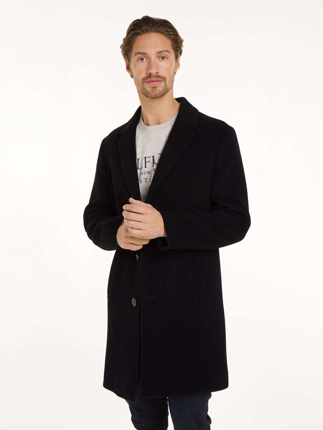 Длинное пальто DC WOOL MIX COAT