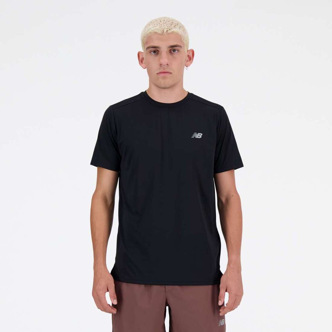 Беговая рубашка с полосатым дизайном MENS RUNNING SS TOP