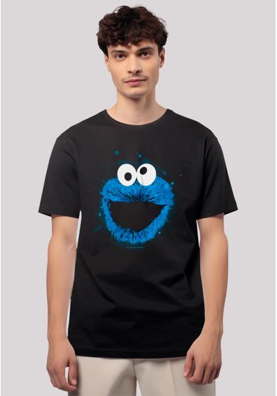 футболка»Sesamstra?e Cookie Monster Watercolor«