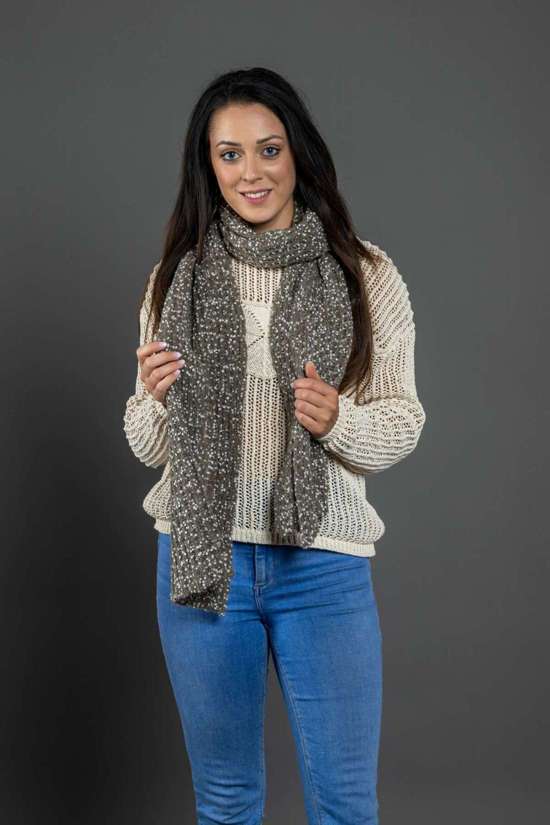 Модный шарф в горошек Amica