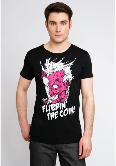 Футболка с великолепным принтом «Два лица» Two Face - Flippin\ The Coin