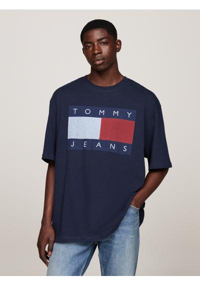 Футболка с большим логотипом»TJM RLX MELANGE FLAG TEE«