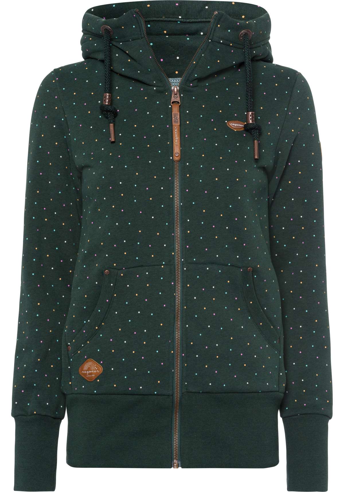 Толстовка с капюшоном NESKA DOTS MULTICOLOR ZIP O