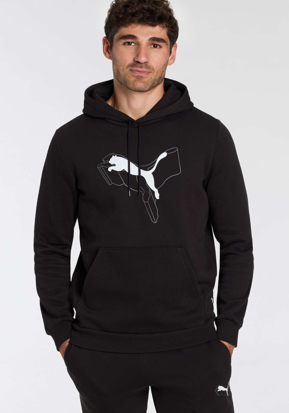 Толстовка с капюшоном ESS+ LOGO LAB CAT HOODIE FL