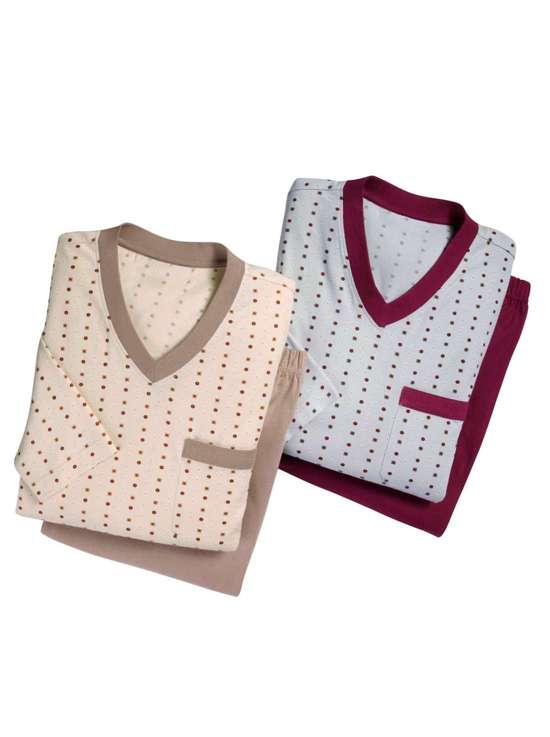 beige + grau-dunkelrot