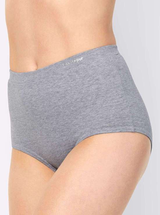 2x weiß + 2x grau-meliert