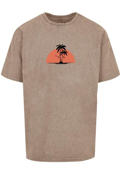 футболка Herren Summer - Beach Acid Washed Oversize Tee