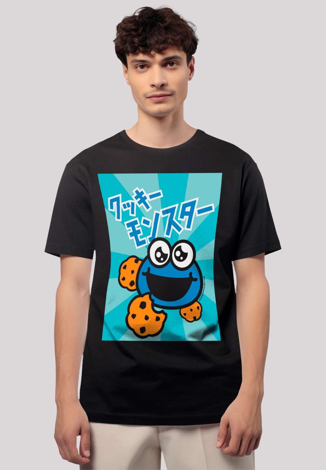 футболка Sesamstraße Cookie Monster Anime