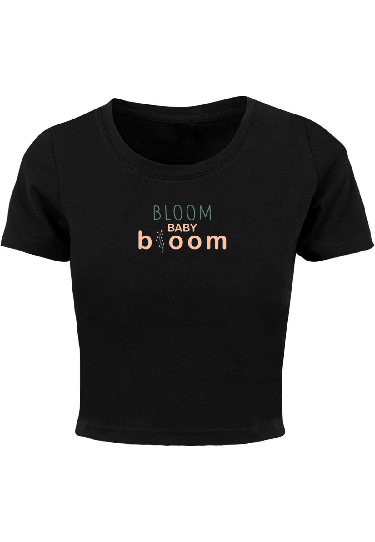 футболка »Damen Ladies Spring - Bloom baby Cropped Tee«