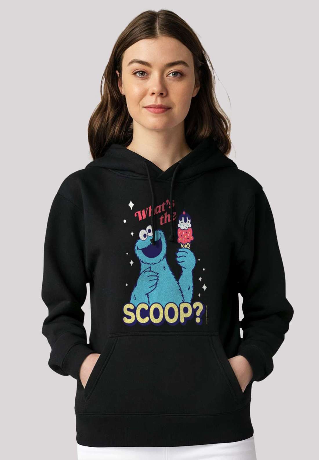 Толстовка с капюшоном Sesamstraße Cookie Monster Scoop