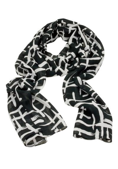 Модный шарф (1 шт.) в полоску, современный элегантный дизайн.