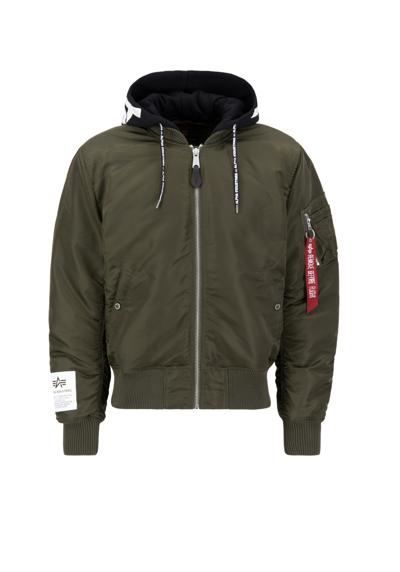 Куртка-бомбер Men - Bomber Jackets MA-1 Zip Hood Print