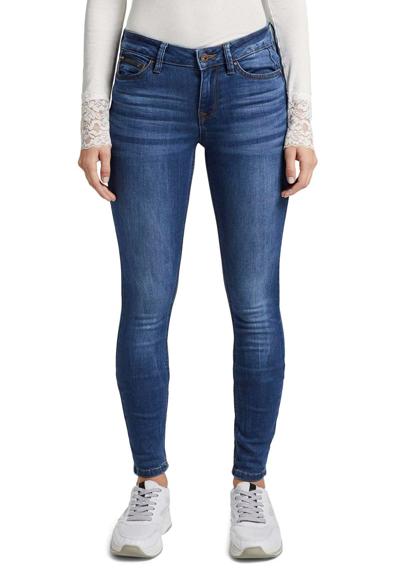 clean mid stone blue denim