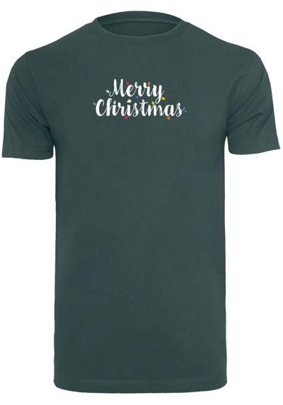 футболка Herren Merry Christmas Lights T-Shirt Round Neck