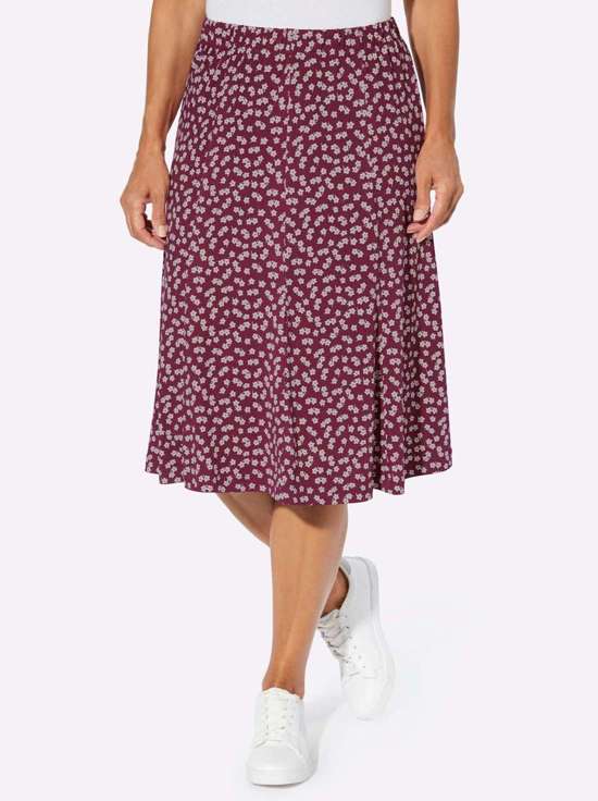 бордовый-белый-с рисунком