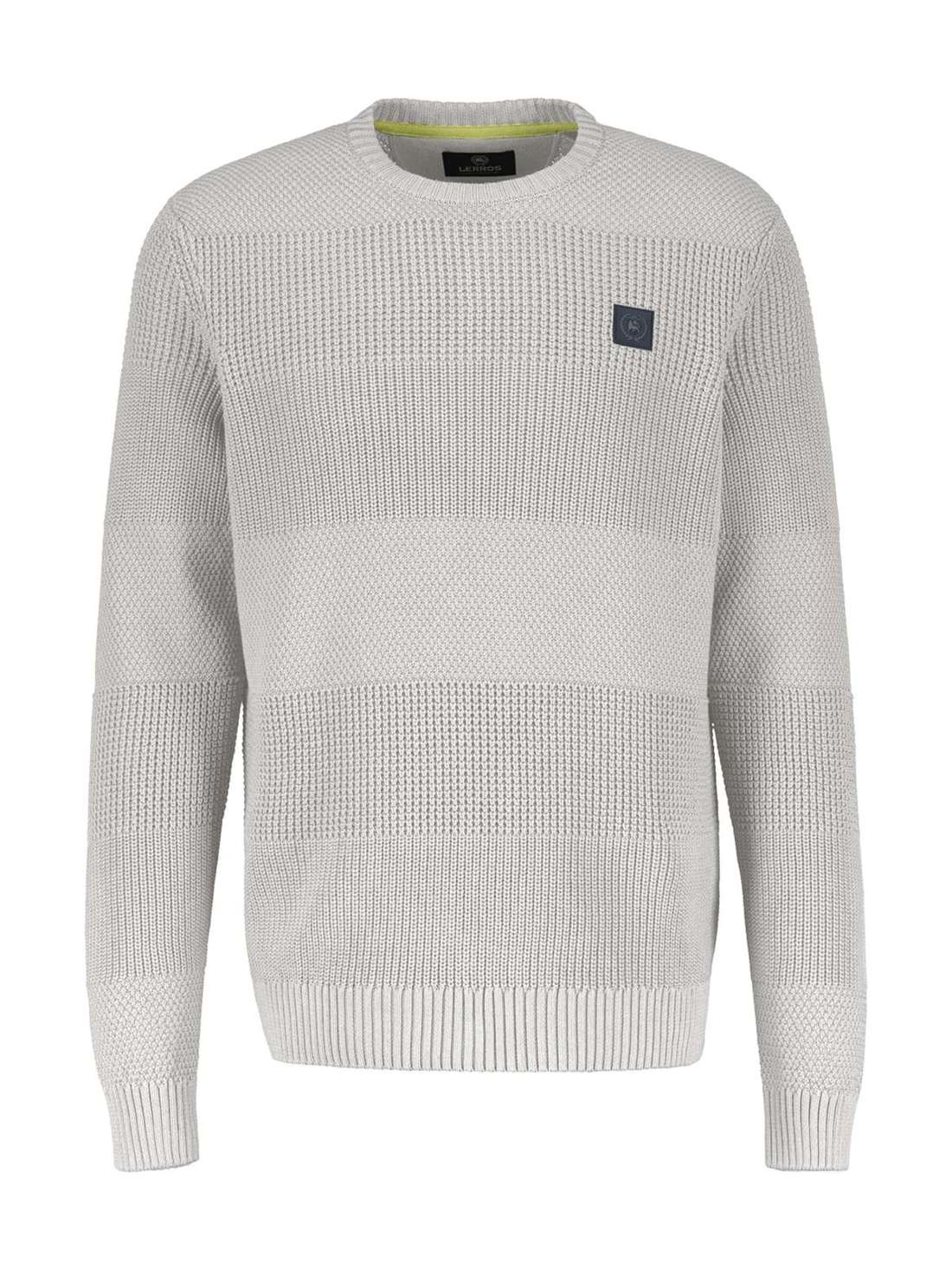 Вязаный свитер LERROS Herren Pullover in Strukturstrickqualität