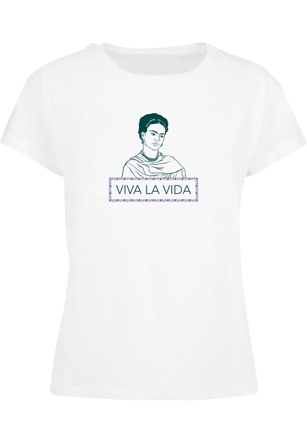 футболка »Damen Ladies Frida Kahlo - Viva la Vida Box Tee«