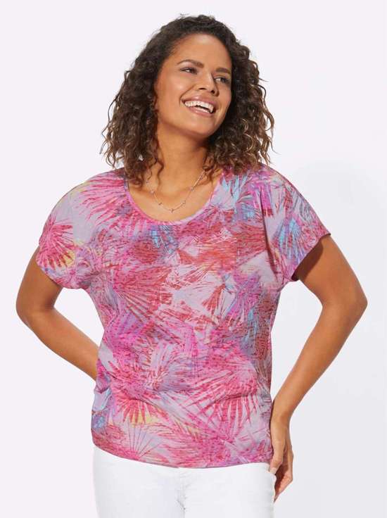 фуксия-аква-с рисунком