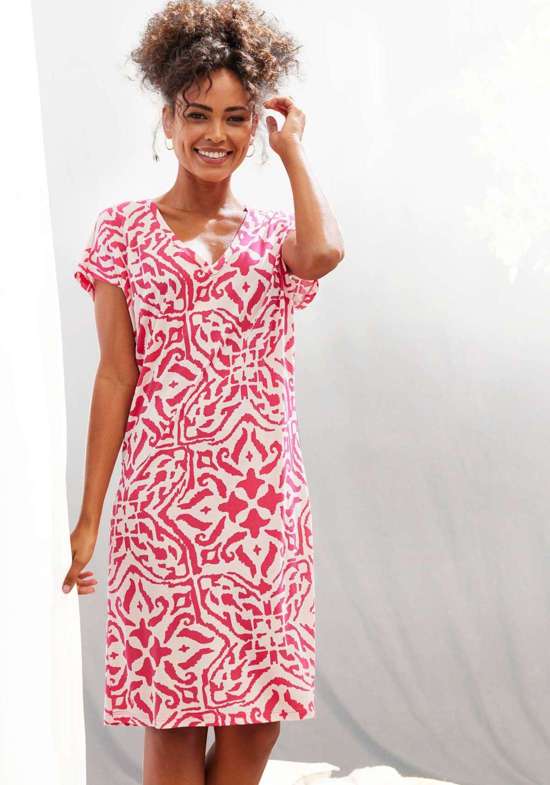 пурпурный-экрю узорчатый