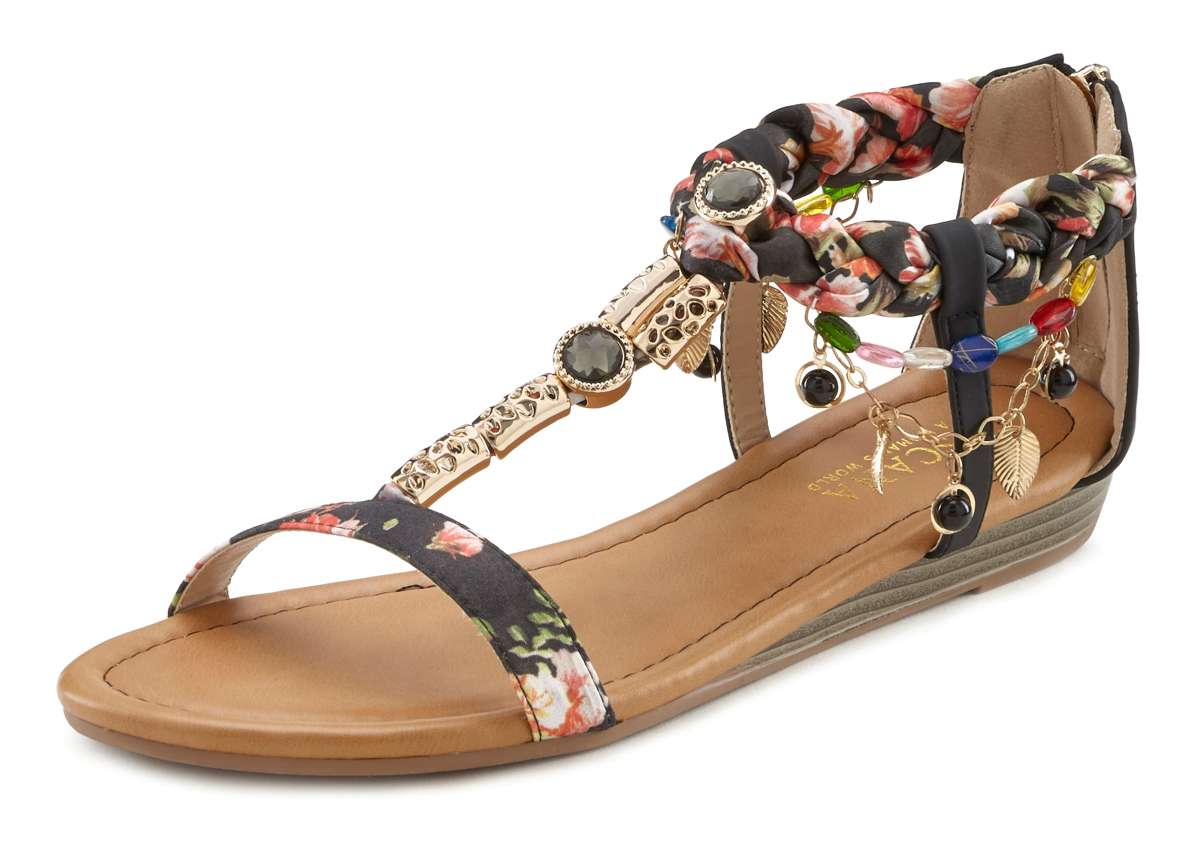 Сандалии, сандалеты, летняя обувь в фестивальном ВЕГАНСКОМ образе.