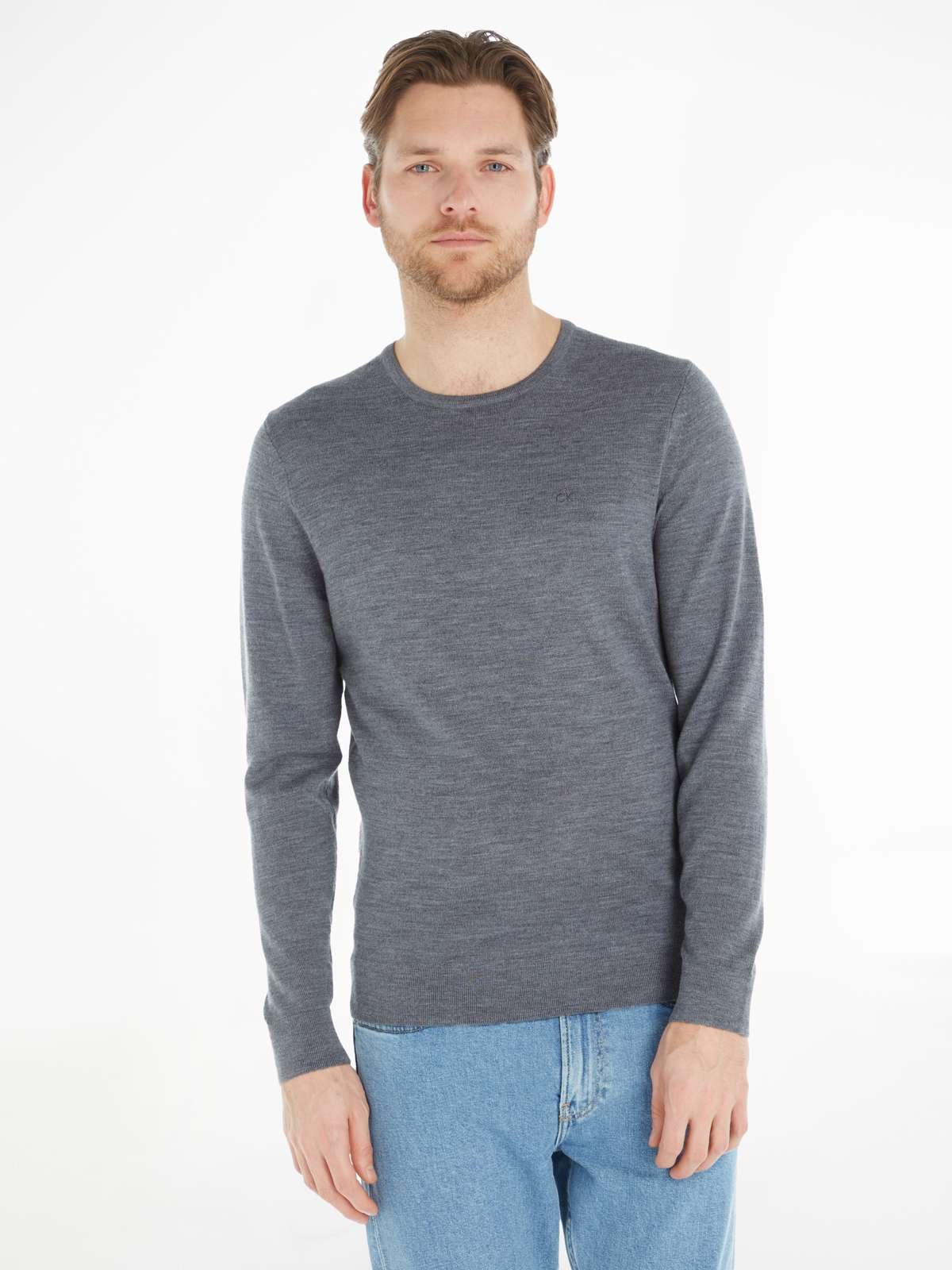 Свитер с круглым вырезом SUPERIOR WOOL CREW NECK SWEATER