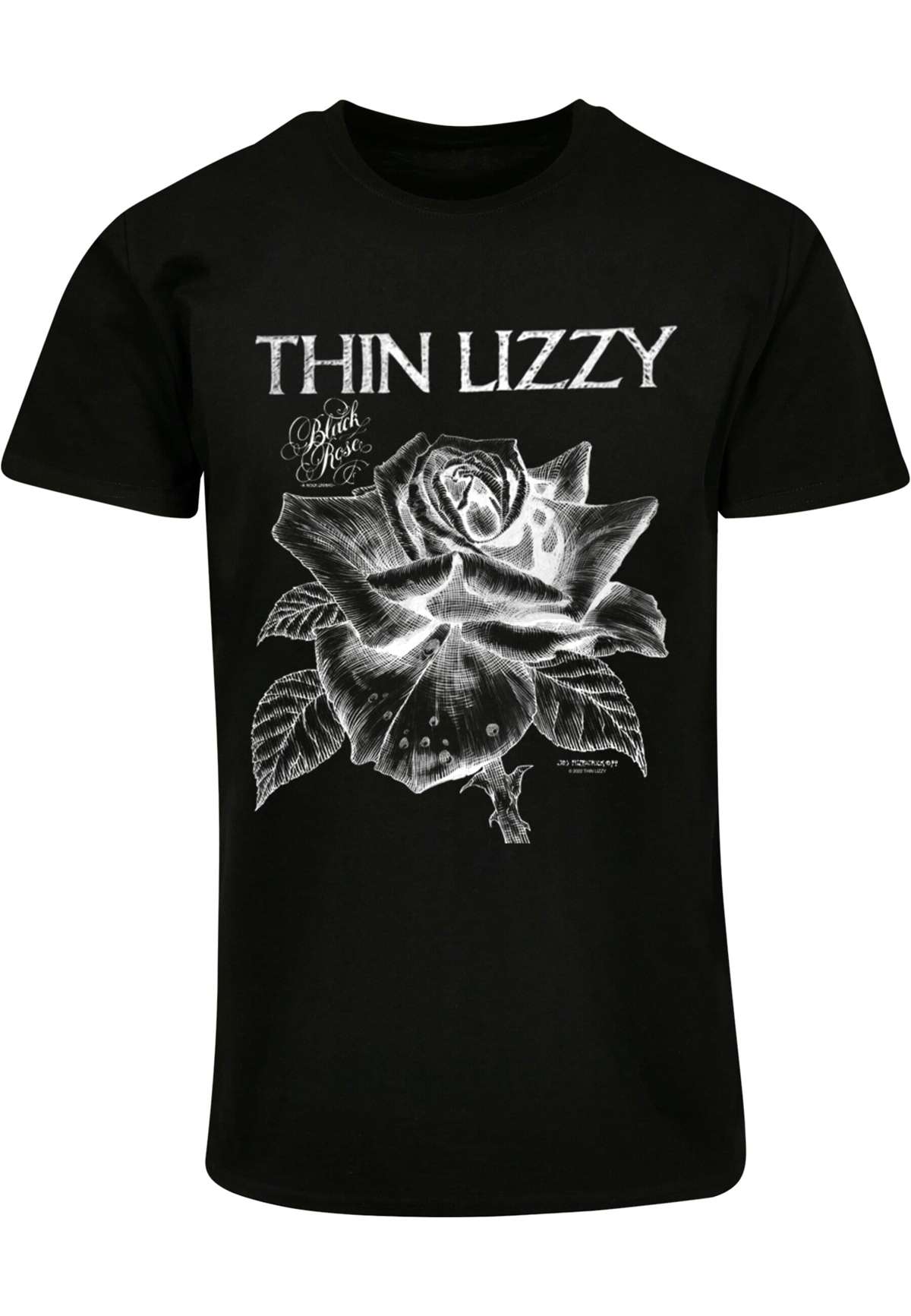 футболка»Herren Thin Lizzy - TL Blackrose Basic T-Shirt«