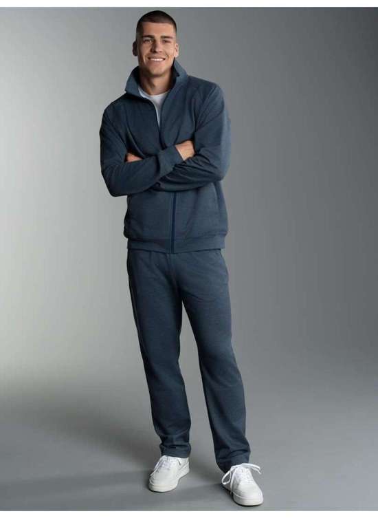 ночной синий-меланжевый